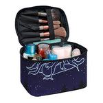 Virgo Constellation Print Travel Makeup Bag