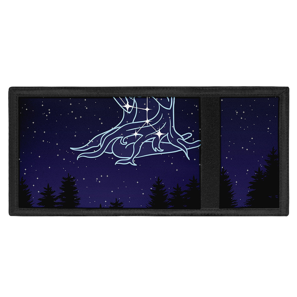 Virgo Constellation Print Trifold Wallet