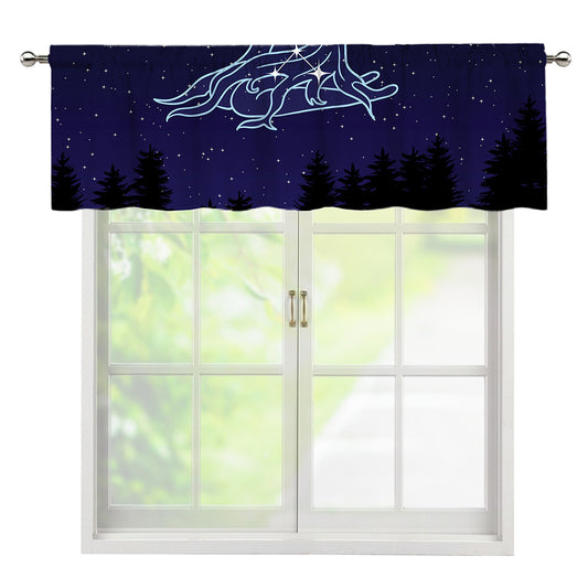 Virgo Constellation Print Window Valance