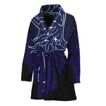 Virgo Constellation Print Women's Bathrobe