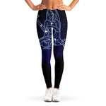 Virgo Constellation Print Women's Leggings