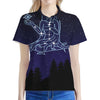 Virgo Constellation Print Women's Polo Shirt