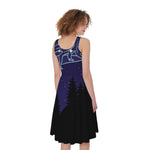 Virgo Constellation Print Women's Sleeveless Dress