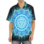 Vishuddha Chakra Mandala Print Aloha Shirt