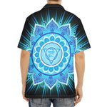 Vishuddha Chakra Mandala Print Aloha Shirt