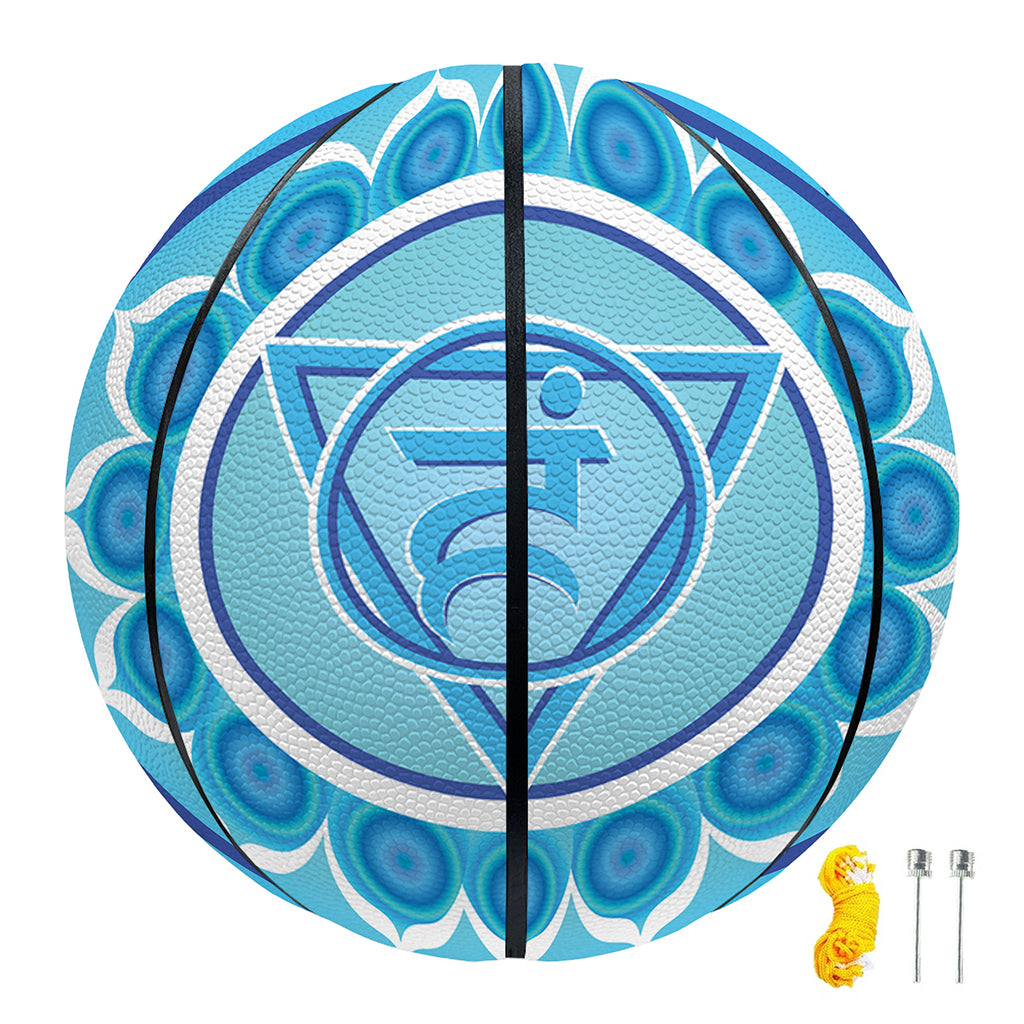 Vishuddha Chakra Mandala Print Basketball