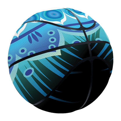 Vishuddha Chakra Mandala Print Basketball