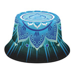 Vishuddha Chakra Mandala Print Bucket Hat