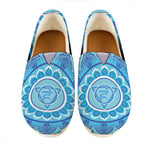 Vishuddha Chakra Mandala Print Casual Shoes