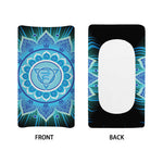 Vishuddha Chakra Mandala Print Changing Pad Cover