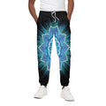Vishuddha Chakra Mandala Print Cotton Sweatpants