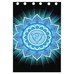 Vishuddha Chakra Mandala Print Curtain