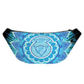 Vishuddha Chakra Mandala Print Fanny Pack