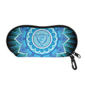 Vishuddha Chakra Mandala Print Glasses Case