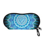 Vishuddha Chakra Mandala Print Glasses Case