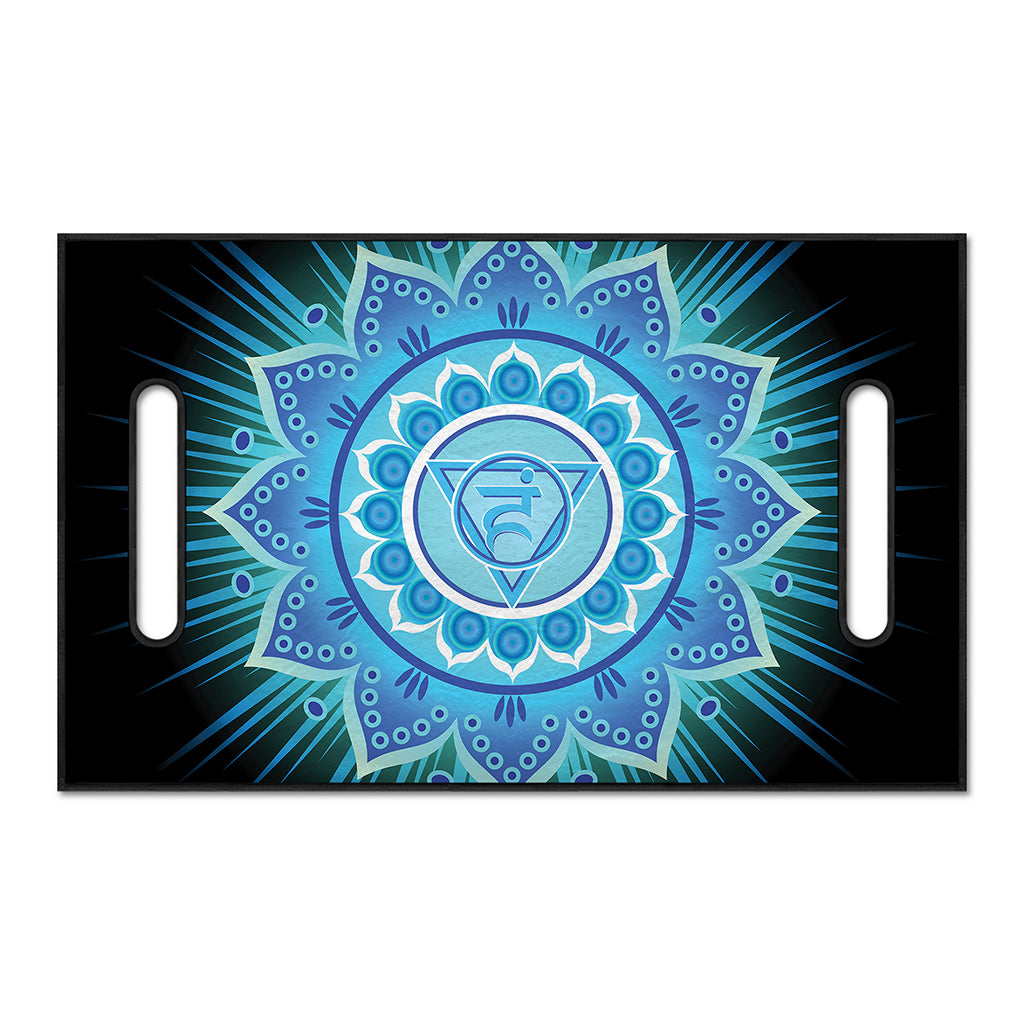 Vishuddha Chakra Mandala Print Golf Cart Seat Cover