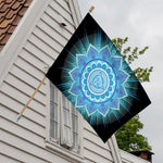 Vishuddha Chakra Mandala Print House Flag