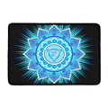 Vishuddha Chakra Mandala Print Kitchen Mat