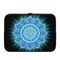 Vishuddha Chakra Mandala Print Laptop Sleeve