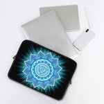 Vishuddha Chakra Mandala Print Laptop Sleeve