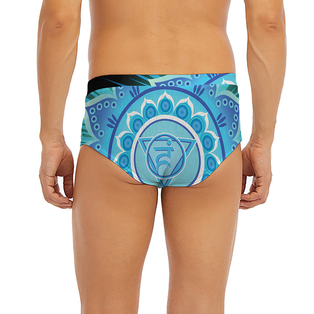 Vishuddha Chakra Mandala Print Men's Briefs