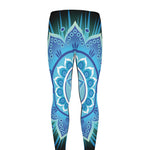 Vishuddha Chakra Mandala Print Men's leggings