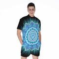 Vishuddha Chakra Mandala Print Men's Romper