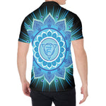 Vishuddha Chakra Mandala Print Men's Shirt