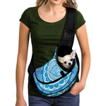 Vishuddha Chakra Mandala Print Pet Sling Carrier