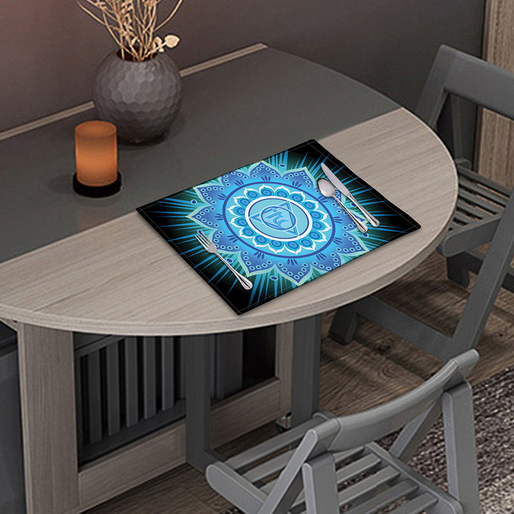 Vishuddha Chakra Mandala Print Placemat