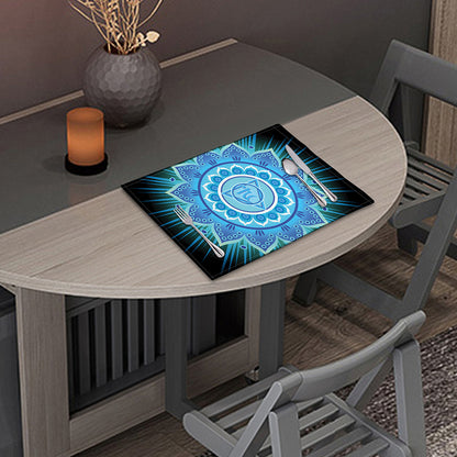 Vishuddha Chakra Mandala Print Placemat