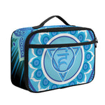 Vishuddha Chakra Mandala Print Portable Lunch Bag