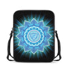 Vishuddha Chakra Mandala Print Rectangular Crossbody Bag