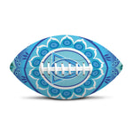 Vishuddha Chakra Mandala Print Rugby Ball