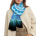 Vishuddha Chakra Mandala Print Scarf