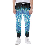 Vishuddha Chakra Mandala Print Scuba Joggers