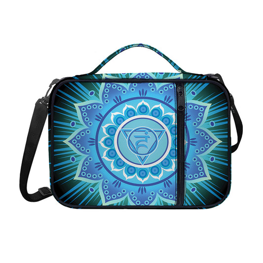 Vishuddha Chakra Mandala Print Shoulder Strap Bible Bag