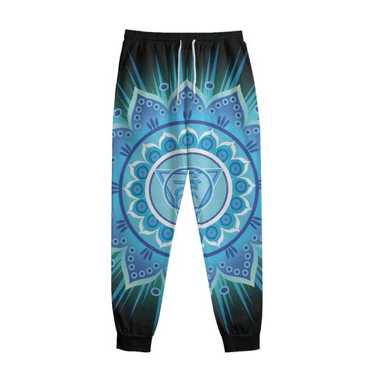 Vishuddha Chakra Mandala Print Sweatpants