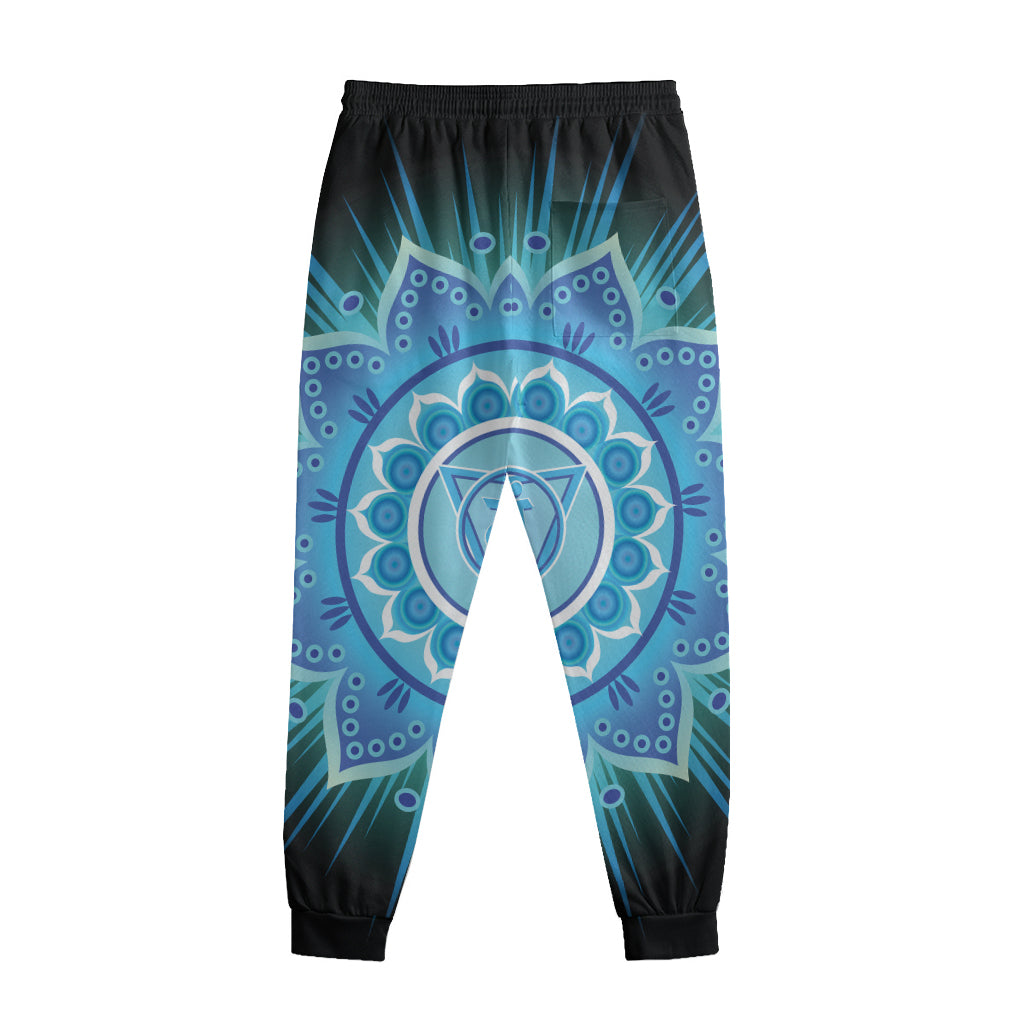 Vishuddha Chakra Mandala Print Sweatpants