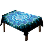Vishuddha Chakra Mandala Print Tablecloth