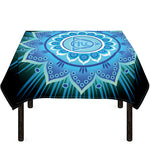 Vishuddha Chakra Mandala Print Tablecloth