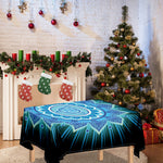 Vishuddha Chakra Mandala Print Tablecloth