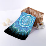 Vishuddha Chakra Mandala Print Towel