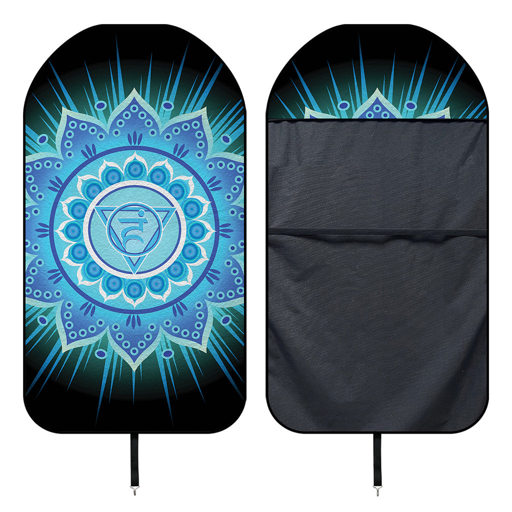 Vishuddha Chakra Mandala Print Waterproof Car Seat Cover