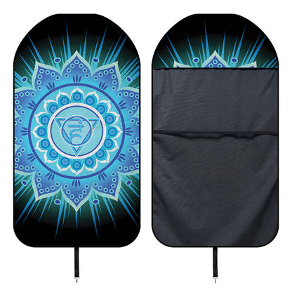 Vishuddha Chakra Mandala Print Waterproof Car Seat Cover