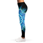Vishuddha Chakra Mandala Print Women's Leggings