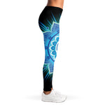 Vishuddha Chakra Mandala Print Women's Leggings