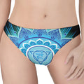 Vishuddha Chakra Mandala Print Women's Thong