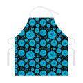 Vishuddha Chakra Pattern Print Adjustable Apron