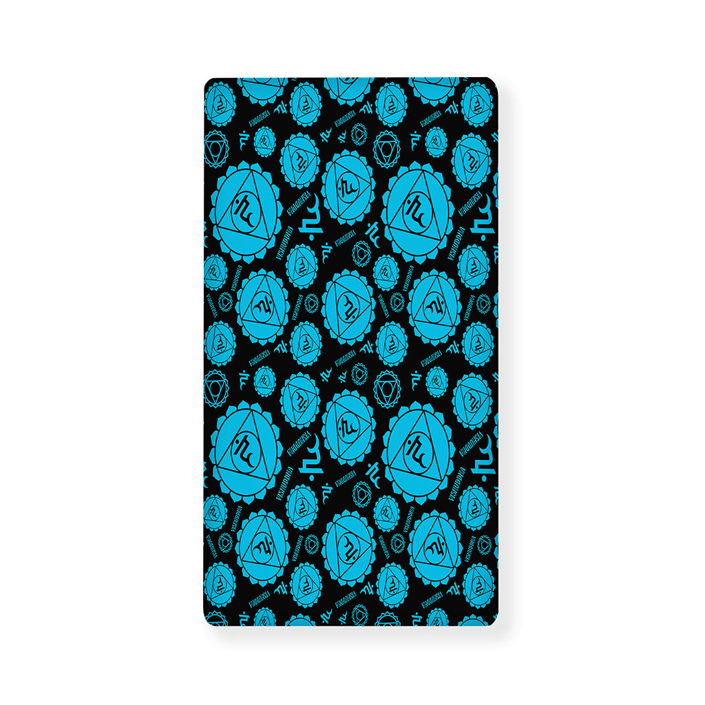 Vishuddha Chakra Pattern Print Baby Crib Sheet